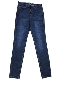 Dollhouse Blue Skinny Jeans with Classic Stitching 7
